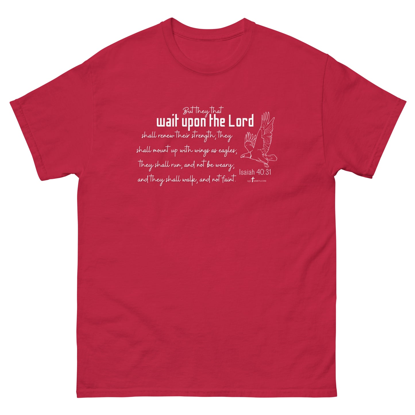 Wait upon the Lord, Isaiah 40:31 KJV - 6 color options