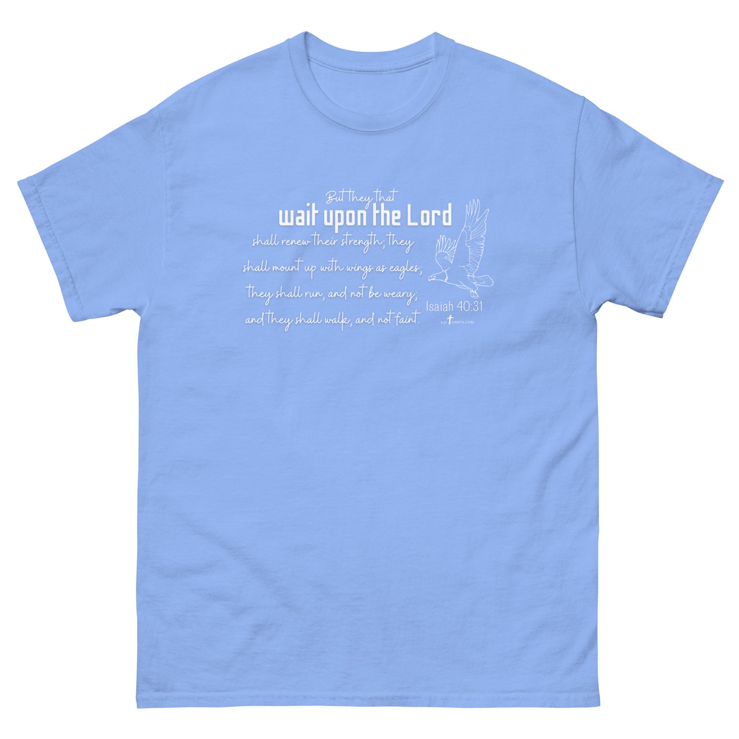 Wait upon the Lord, Isaiah 40:31 KJV - 6 color options
