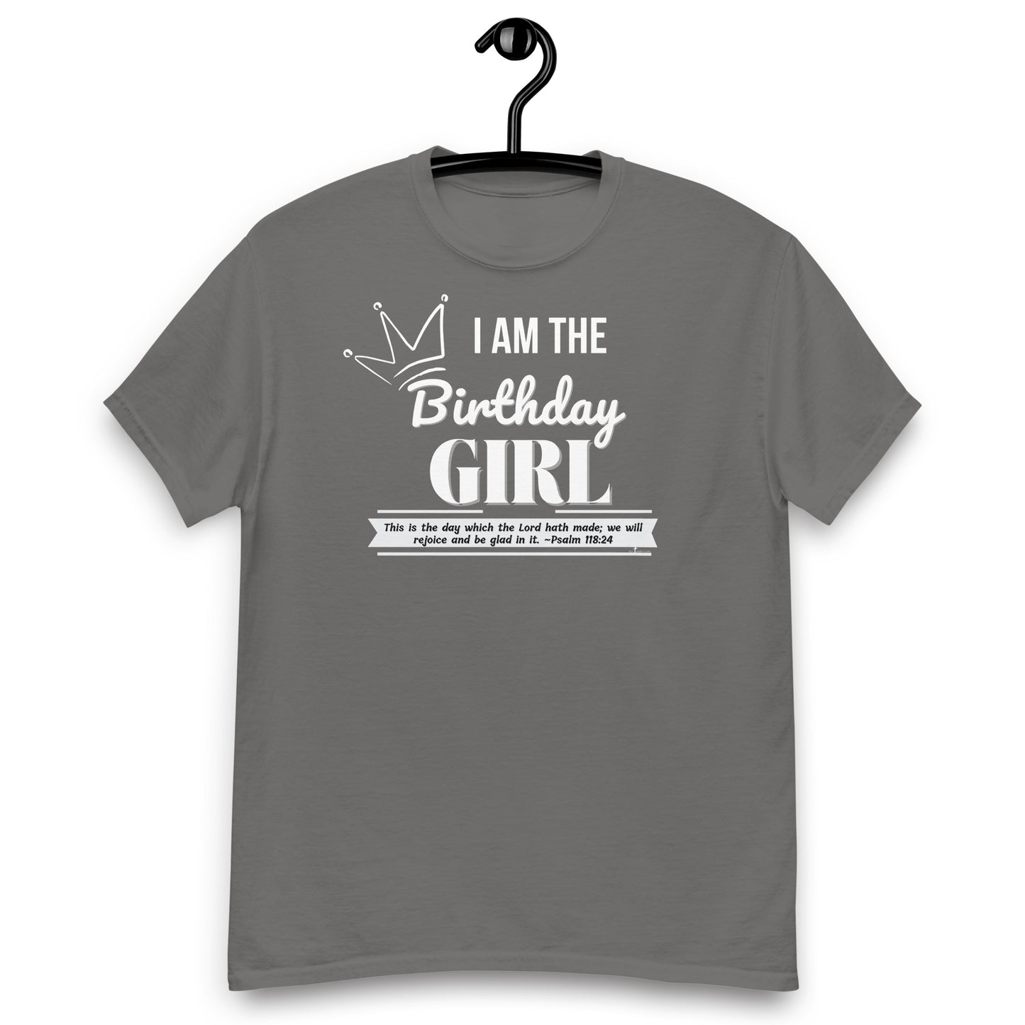 I am the birthday girl, "This is the day which the Lord hath made; we will rejoice and be glad in it." -Psalm 118:24