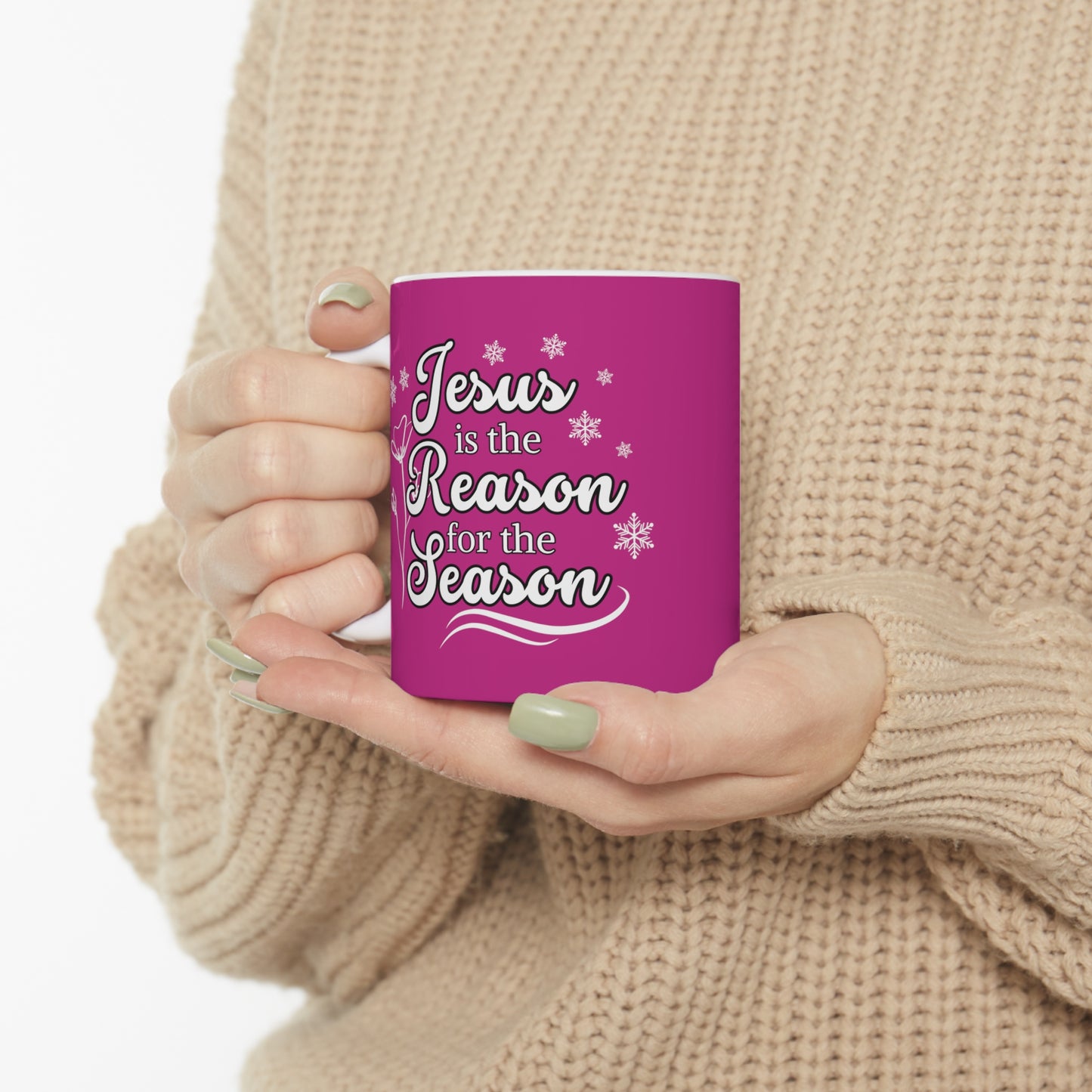 Jesus is the Reason for the Season, Ceramic Mug 11oz