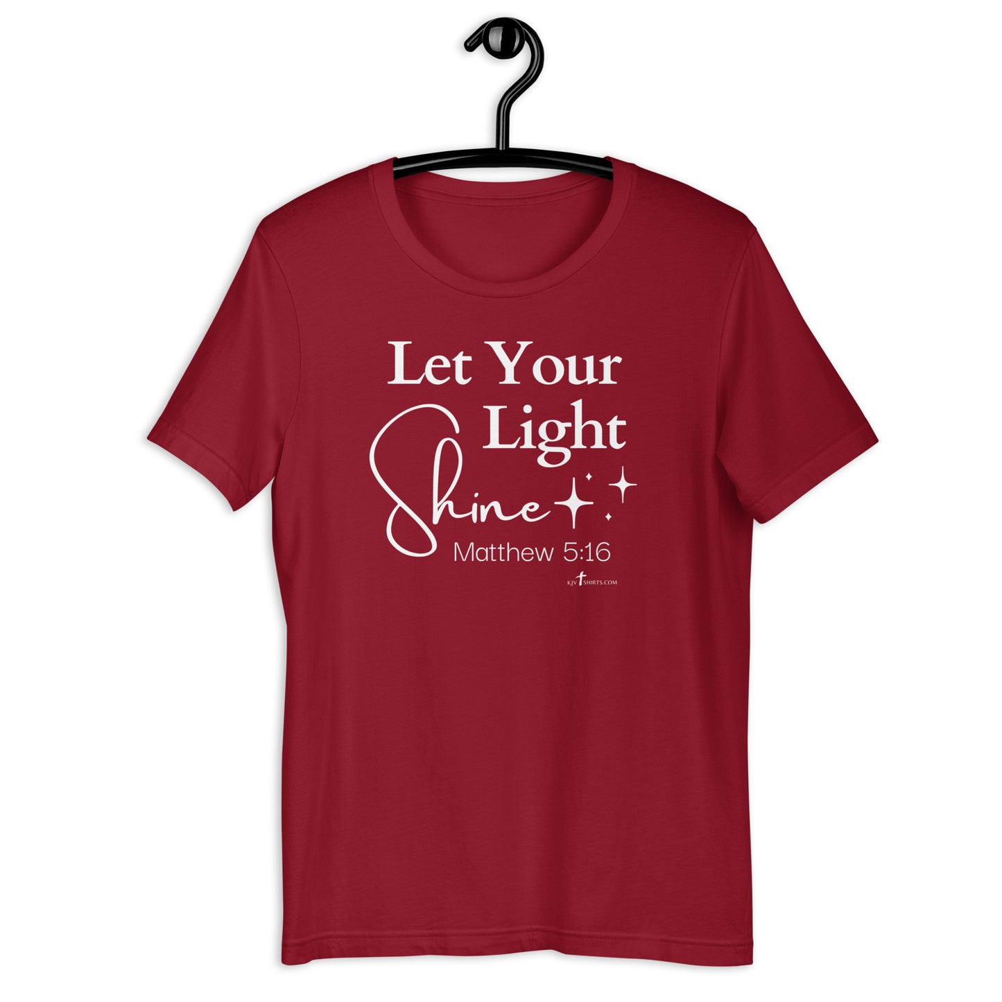 Let Your Light Shine Matt 5:16, Unisex t-shirt