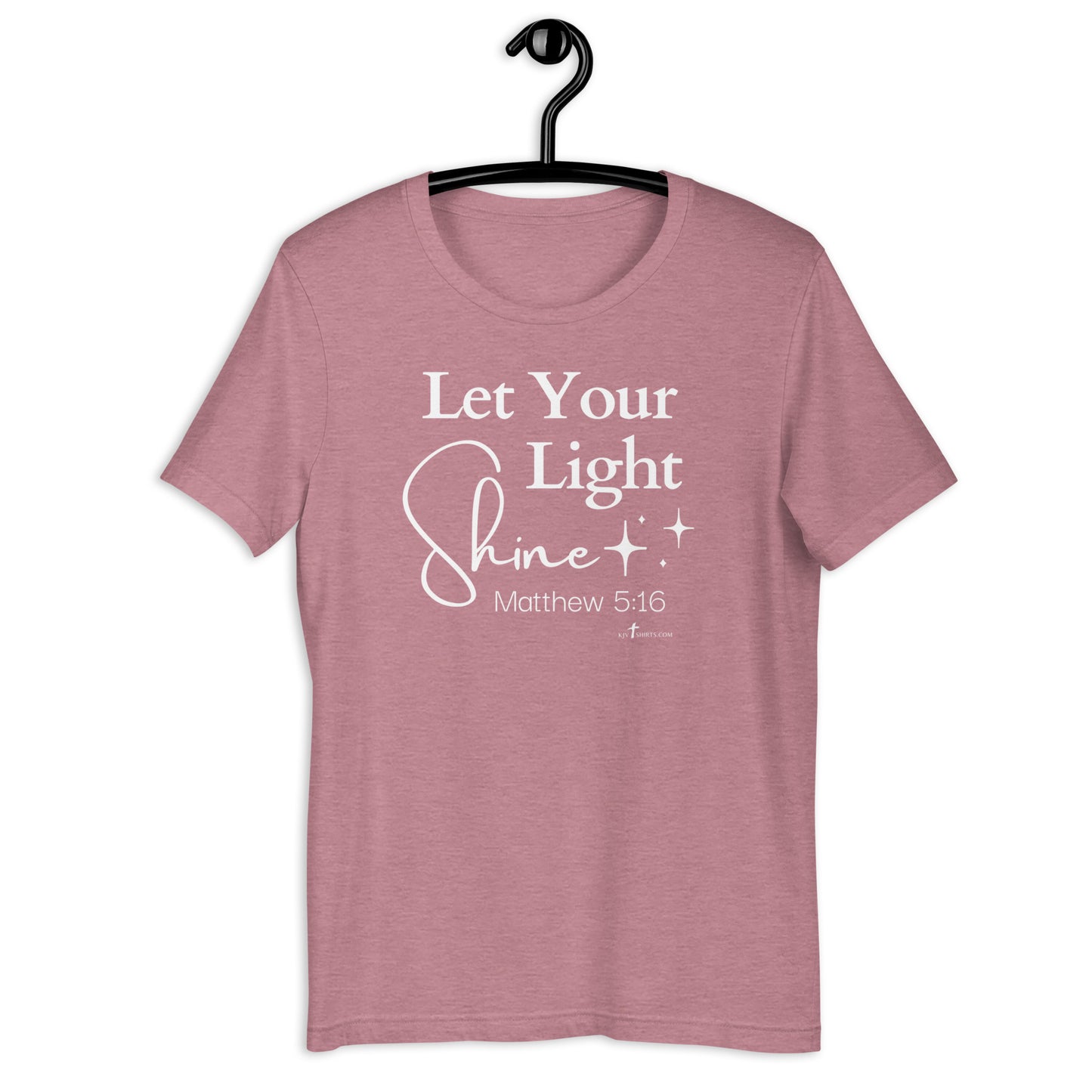 Let Your Light Shine Matt 5:16, Unisex t-shirt