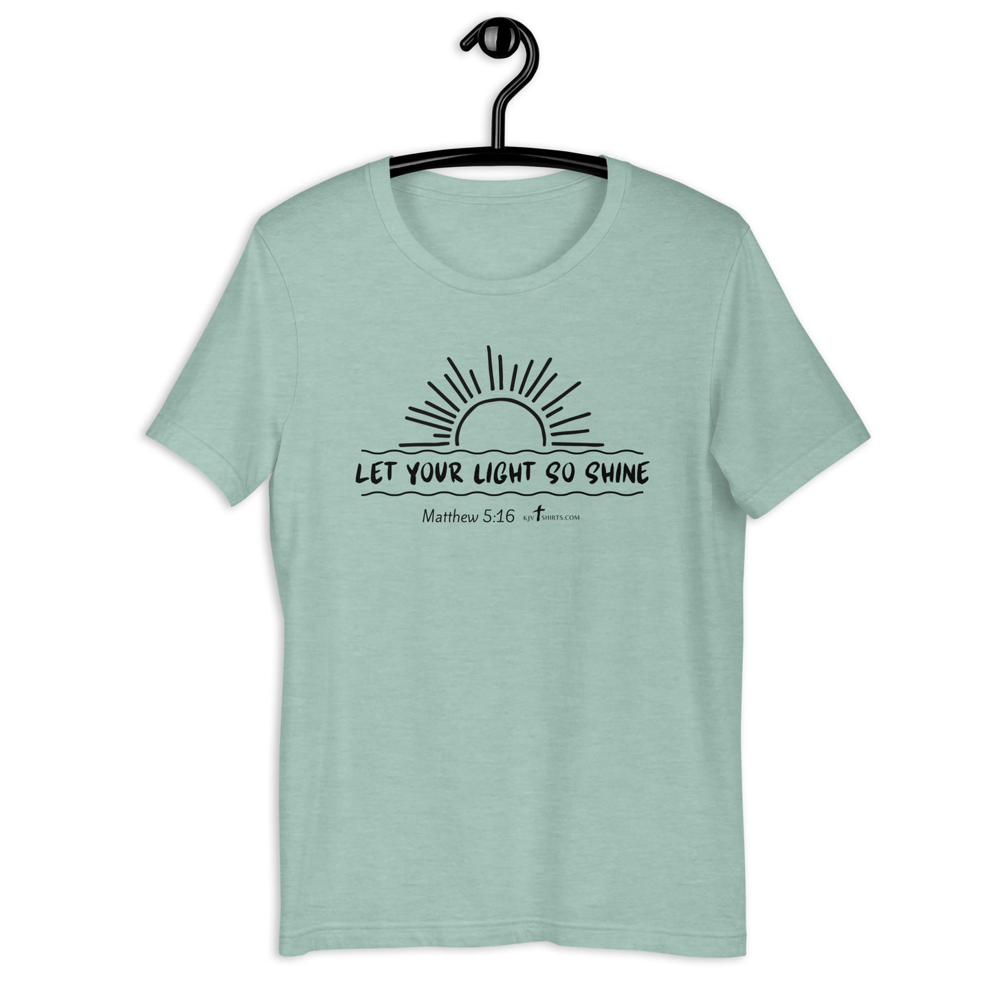 Let Your Light so Shine Matt 5:16, Unisex t-shirt