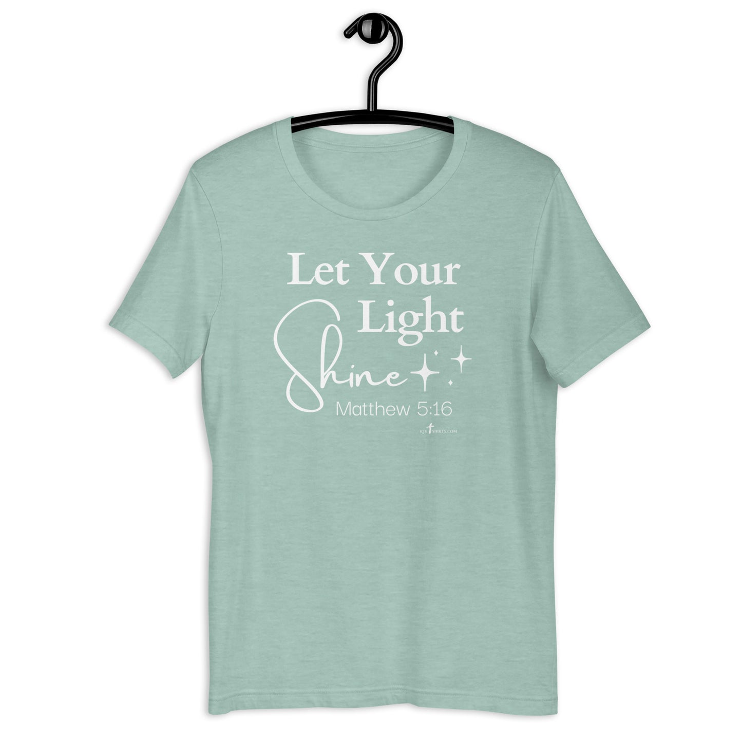 Let Your Light Shine Matt 5:16, Unisex t-shirt