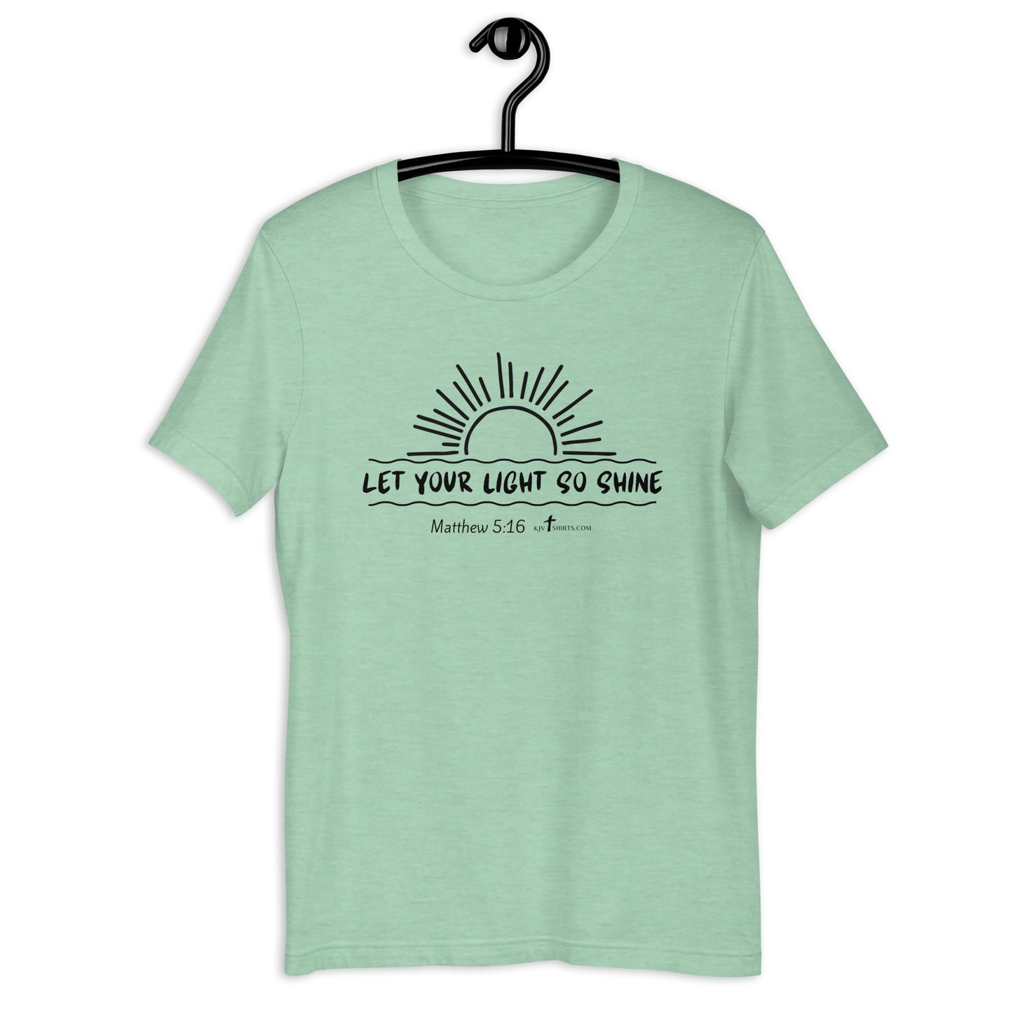 Let Your Light so Shine Matt 5:16, Unisex t-shirt