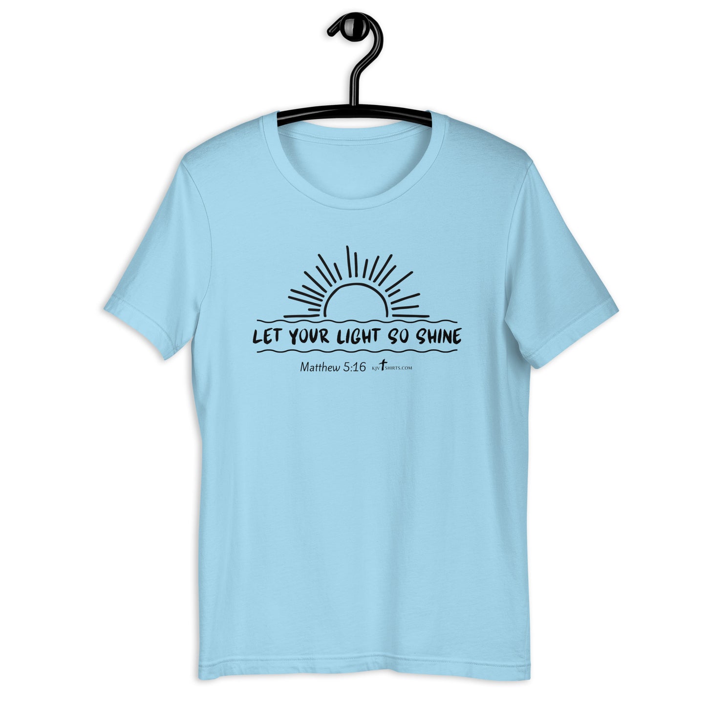 Let Your Light so Shine Matt 5:16, Unisex t-shirt