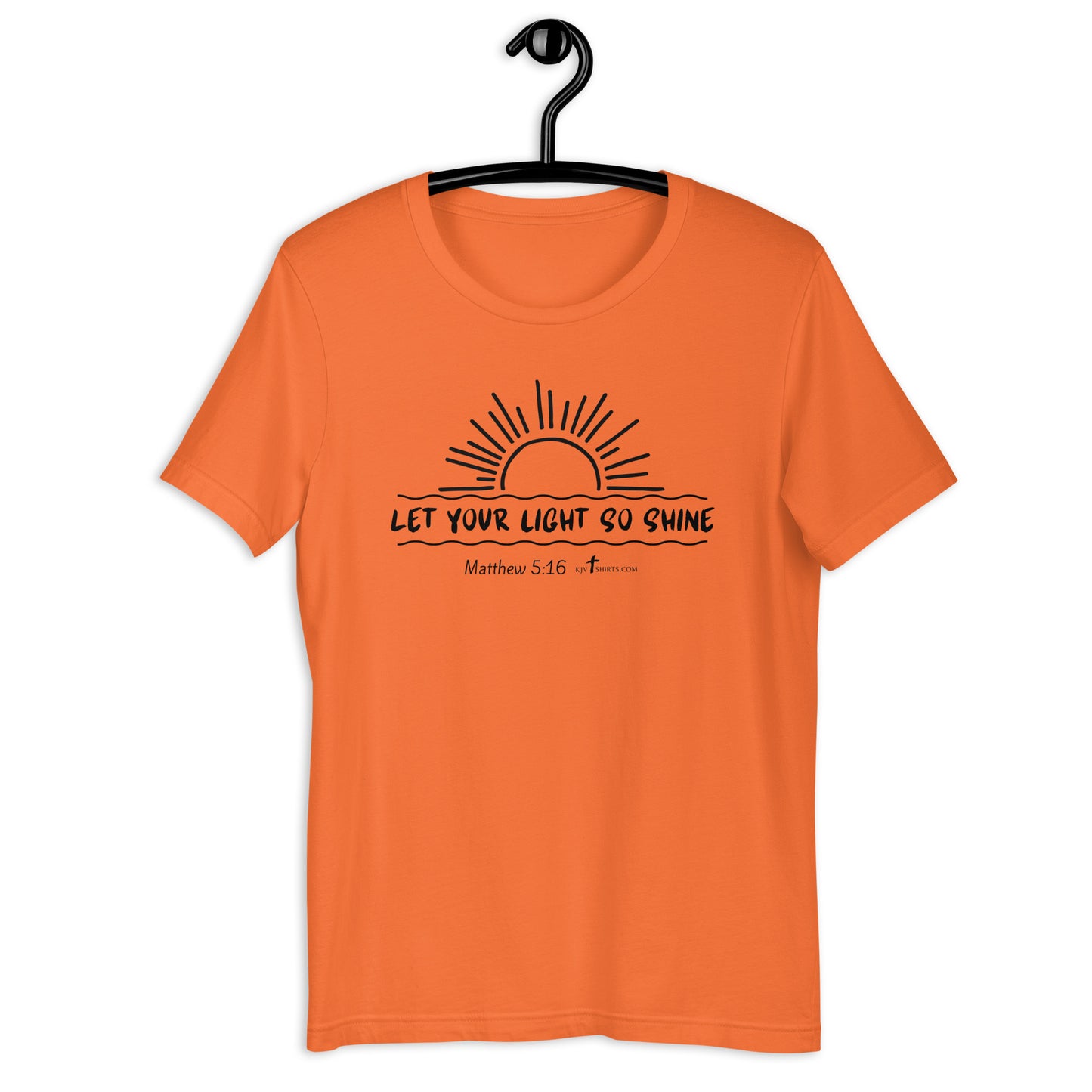 Let Your Light so Shine Matt 5:16, Unisex t-shirt