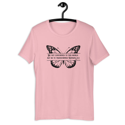 Romans 12:2 KJV Butterfly T-shirt