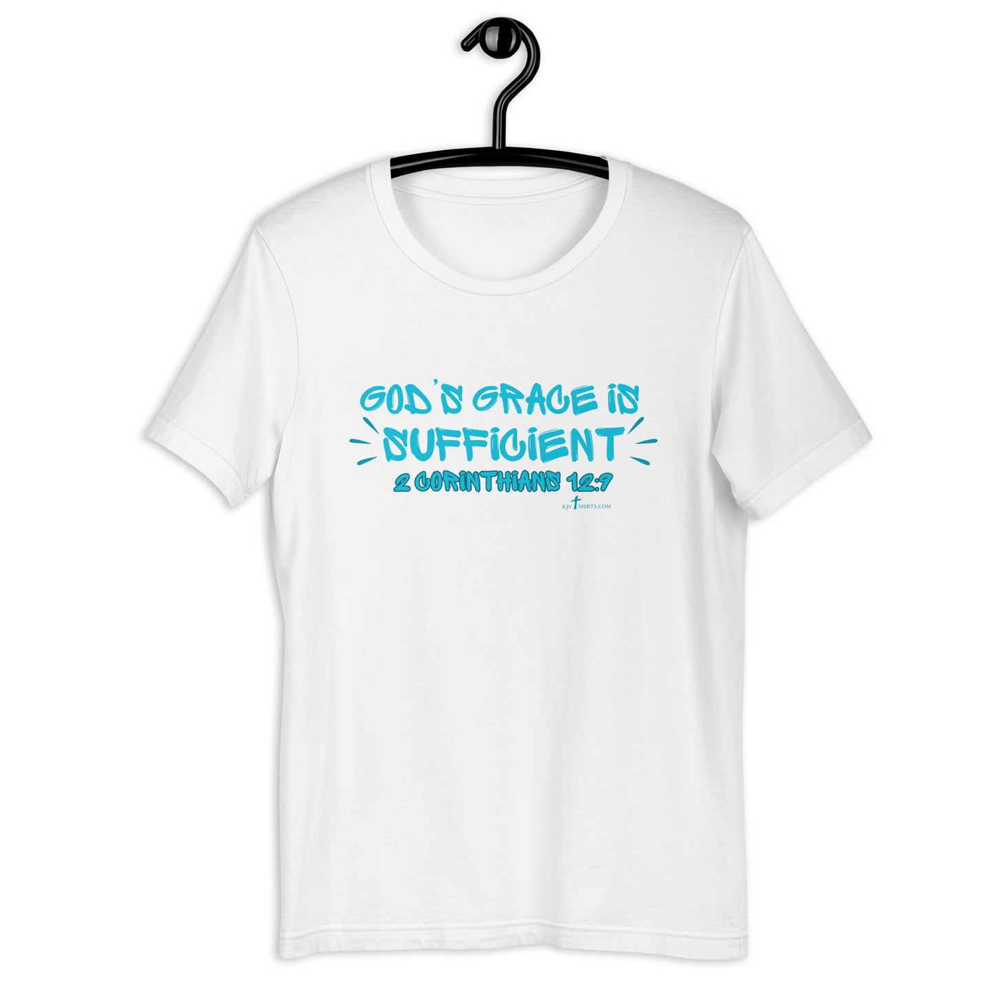 God's Grace is Sufficient, 2 Cor 12:9, Unisex t-shirt