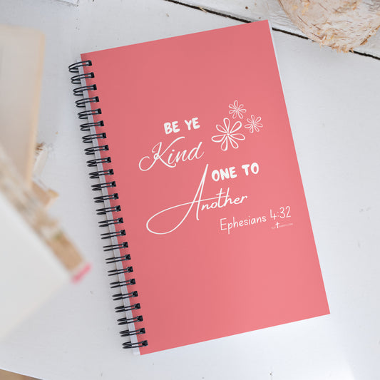 Motivational Eph 4:32 KJV Spiral notebook